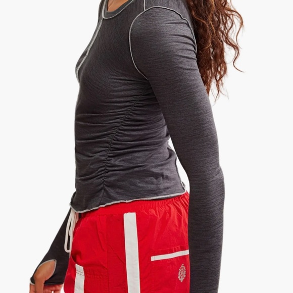 FP Movement Right On Run Long Sleeve Top~Size Small~NWT~Black - Picture 7 of 7